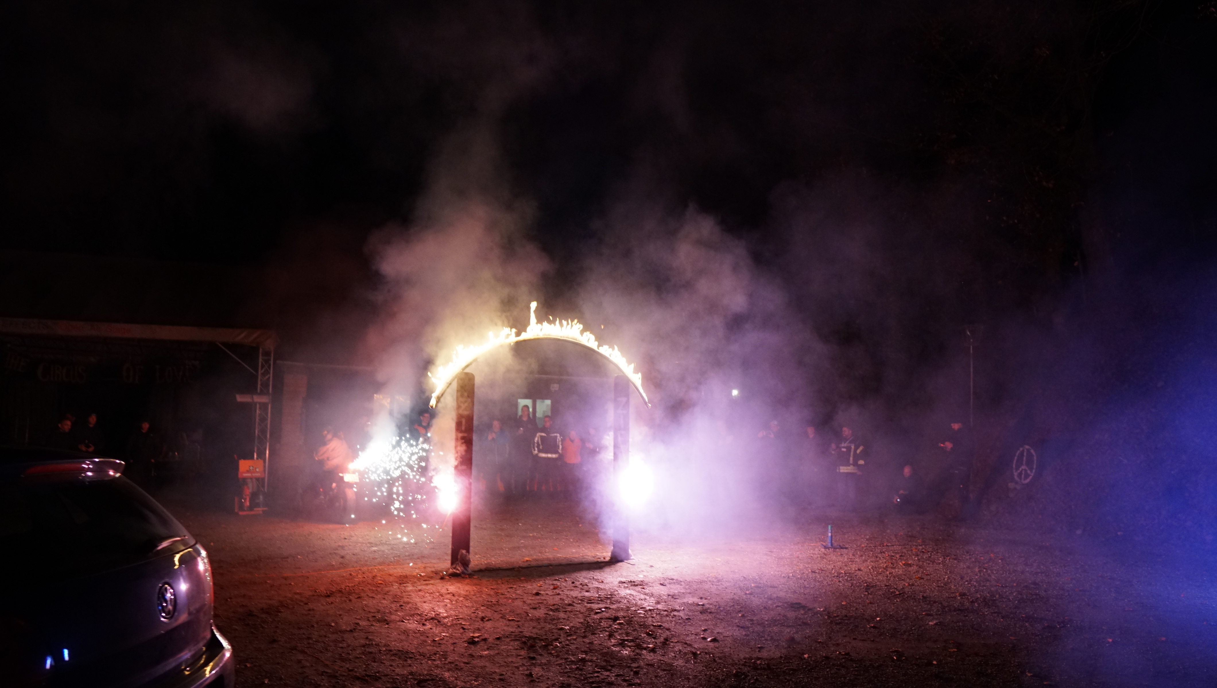 Pyrotechnik auf Festen